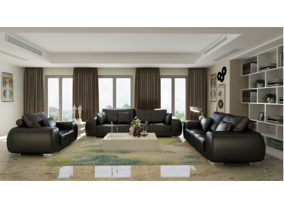 Leather Sofa Couch Living landscape Suite Modern Sofa Sets new