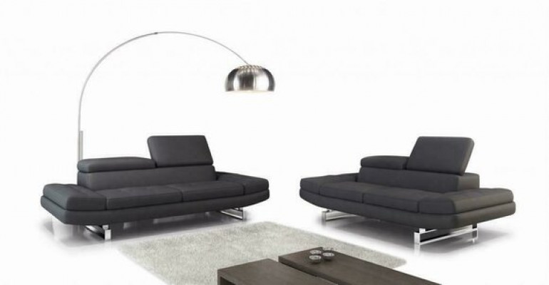 Leather sofa Couch Living landscape 3+2+1 Seater Suite Design Modern Sofa