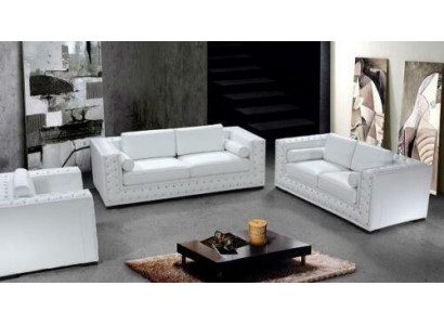 Leather sofa Couch Living landscape 3+2+1 Seater Sofa Suite Design Decor new