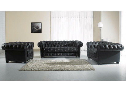 Leather Sofa Seat Pad Suite Chesterfield Chairs Design Sofa Couch Suite