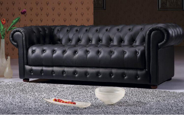 Chesterfield Couches Sofas Upholstery Leather 321 Seater Sofa set Sets