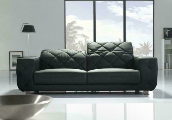 Leather sofa Living landscape 3+2 Seater Suite Design Modern Sofa Leather