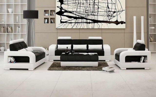 Leather Sofa Couch Sofa set 3+2 Suite Design Modern Sofa Seater Sets