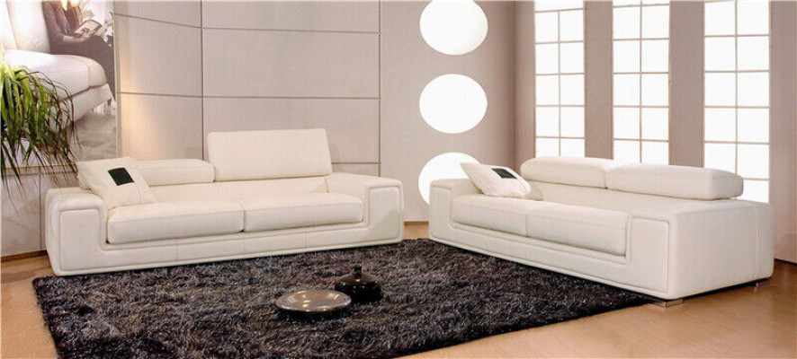 Suite leather sofa sofa set 32 ​​seater set upholstered sofa couch designer sofa new