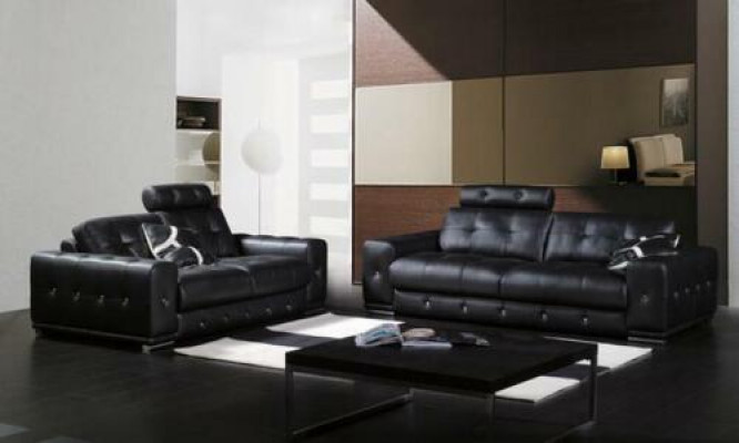 Sofa set Group Suite Couches Sofas Upholstery Leather 32 Seat Sets