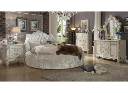 Bed 2x Bedside table 3 pcs. Bedroom Set Beds new luxury Chesterfield