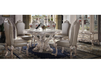 Dining room Chair Armchair Set 6x Chair without Armrests Luxury Armchair Baroque Chairs