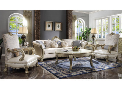 Luxury Furniture Sofa set Couch Sofa Upholstery 4+1+1 Seater with Coffee table