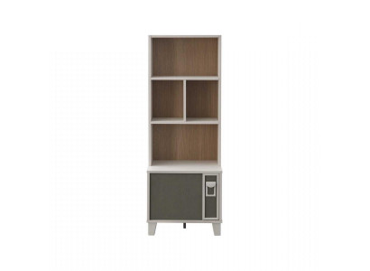 Bookshelf Bookcase Standing Shelf Shelf Wood Gray Childrens room