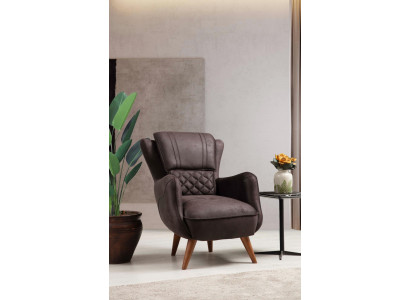 Luxury Furniture Living room Armchair Upholstered Seat Modern Design Upholstered Armchair