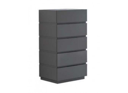 Chest of drawers Bedroom Wood Gray Modern design Chests of drawers Sideboard Furniture