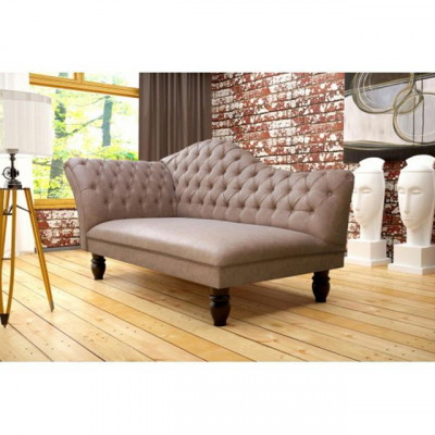 Chaise Longues Chesterfield Lounger Ottoman Chaise Sofa Couch - Upholstery