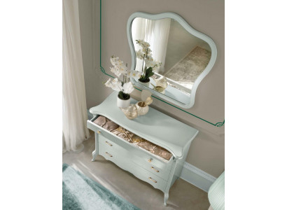 Mirror Chest of drawers Wardrobe Chests of drawers Bedroom Set Wood Modern Style Dressing table