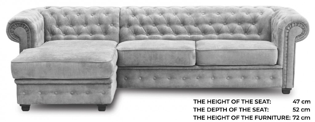 Chesterfield Corner sofa Corner sofa Sofa Couch Furniture Sofas Couches Corner suite