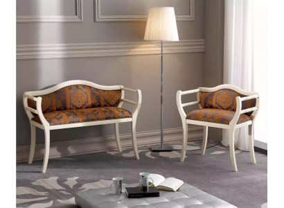 Classic seating set Stool Chairs Upholstered furniture Living room furniture Design