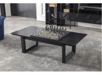 Black wooden table Living room Tables Modern Table Sofa table Living room