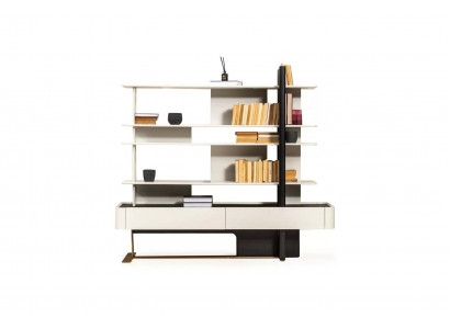 Bookshelf Office shelf Shelves Books Wood White Cabinet Living room