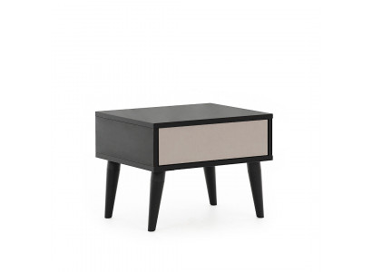 Black Bedside Table with Drawer Bedroom Furniture High Quality Furniture