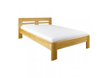 Beds Wooden bed Real Wood Bed Hotel Design Style Solid 120x200 Bedroom