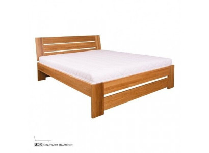 Wooden bed Real Wood Bed Hotel Design Style Massive 120x200 Bedroom