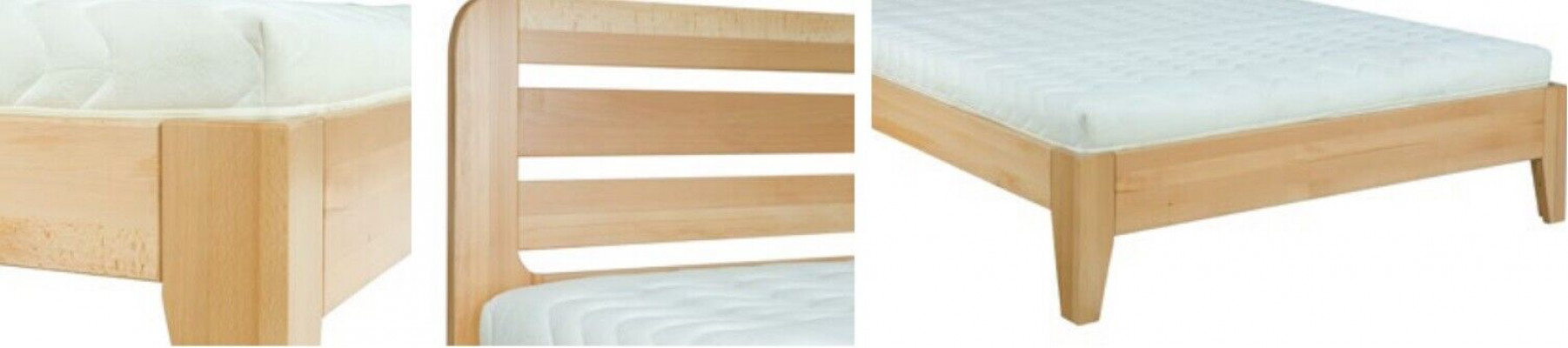 Bedroom Wooden bed Real Wood Bed Hotel 180x200 Style Solid Furniture Beds