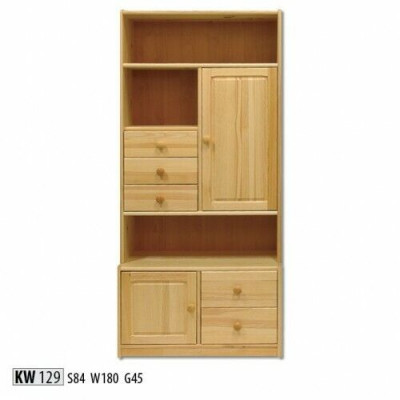 Solid wood wall cabinet shelves kitchen cabinet wardrobe solid wood furniture wood shelf