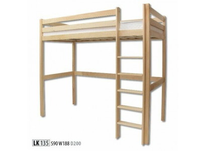 Childrens bed Children's bunk bed Ladder Loft bed Furniture Wood Furniture Bunk bed Solid wood