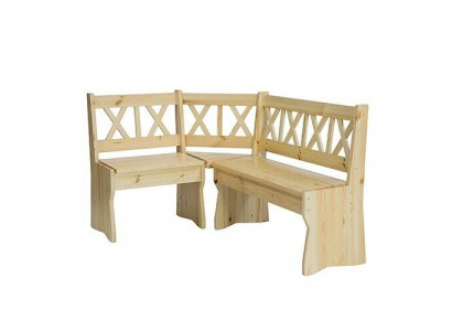 Corner bench wooden bench solid benches Kitchen Dining area Real wood Wood Furniture new corner seat