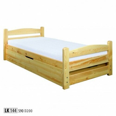 Bedroom Wooden bed Real Wood Bed Beds Hotel 90x200 Style Solid Furniture