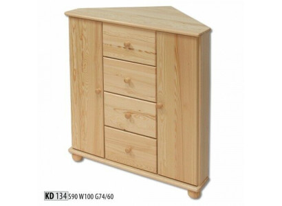 Corner cupboard Wardrobe Shelf Chest of drawers Cupboard chest of drawers Corner chest of drawers Solid Sideboard new