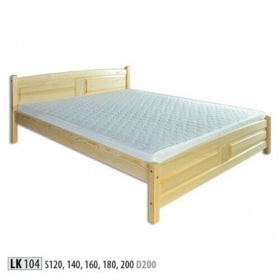 Bed 200x200cm solid wood bed Solid wood Bed frame Double bed