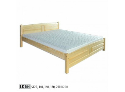 Bed 200x200cm solid wood bed Solid wood Bed frame Double bed