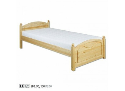 Bed youth bed pine Childrens bed solid wood Wooden bed 100x200 with Bed frame Wood