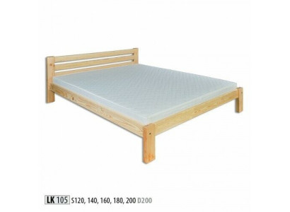 Wooden bed Slatted frame Double bed Solid wood Furniture Wood Furniture Handcraft 200*200 cm