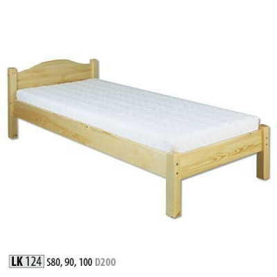 Bed Solid wood 100x200 single bed pine solid youth bed fullWooden bed new