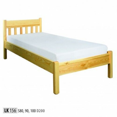 Bed Solid wood 100x200 Single bed Pine Solid youth bed FullWooden bed