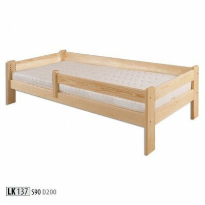 Bed youth bed pine Childrens bed solid wood Wooden bed 90x200 with Bed frame Wood