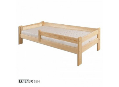 Bed youth bed pine Childrens bed solid wood Wooden bed 90x200 with Bed frame Wood