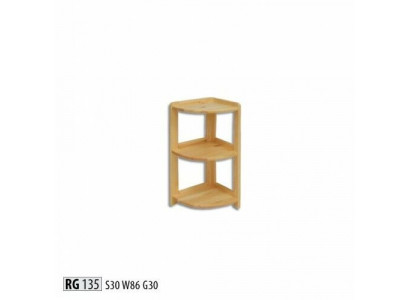 Corner Shelf Solid Wood Shelves Storage Wardrobe Solid Furniture 30x30x86cm new