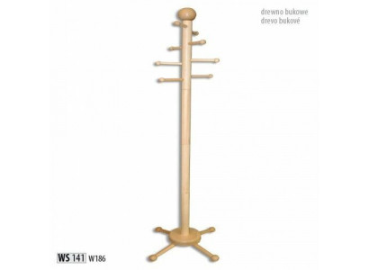 Clothes rack Wood Clothes rack Design Coat rack with 8 hooks