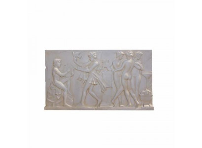 Relief picture pleasure house decorative figure statue sculpture 93x164 cm figures statues R111