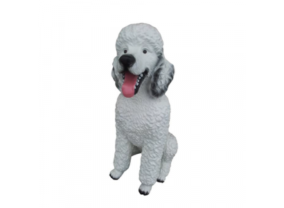 Poodle Decorative Statue Garden Figures Statues 62cm Life Size Figure Plastic