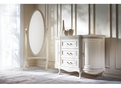 Classic r make-up room with standing mirror and Chest of drawers - Verona