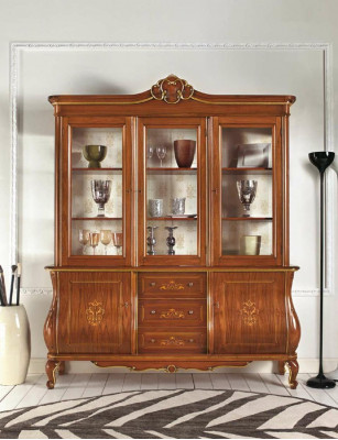 Italian Furniture Display case Wardrobe Living room Sideboard Cabinets Showcases xxl big