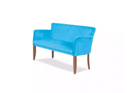 Blue he Textile Two-seater Study room Couch Modern Office furniture Office