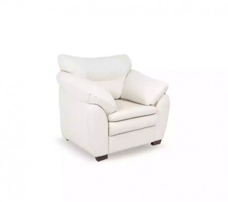 White Armchair Study room furniture Office upholstered armchair Textile Seater