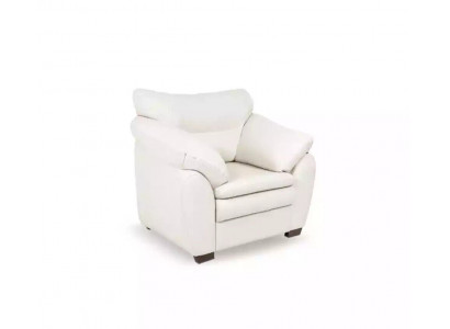 White Armchair Study room furniture Office upholstered armchair Textile Seater