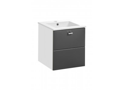 Bathroom furniture set 40cm Washbasin with base cabinet Washbasin drawer Wall cupboard