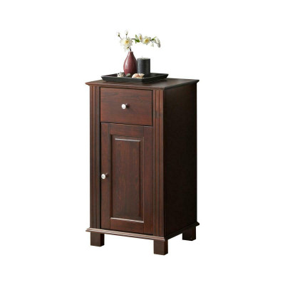 Badfurniture Shelf Wardrobe Bathroom Furniture Brown Cabinets 46x36x83cm Wood Shelves