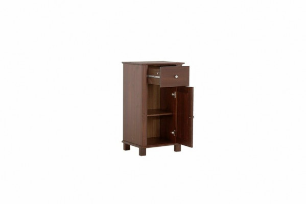 Badfurniture Shelf Wardrobe Bathroom Furniture Brown Cabinets 46x36x83cm Wood Shelves